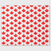 Papier Cadeau Papier d'emballage de la fête du Canada (Plat)