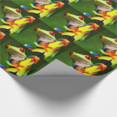 Papier Cadeau Papier d'emballage de la grenouille 2 (Coin)