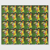 Papier Cadeau Papier d'emballage de la grenouille 2 (Plat)