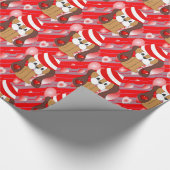 Papier Cadeau Papier d'emballage de la Saint-Valentin (Coin)