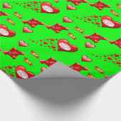 Papier Cadeau Papier d'emballage de la Saint-Valentin (Coin)