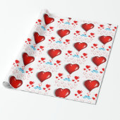 Papier Cadeau Papier d'emballage de la Saint-Valentin (Déroulé)
