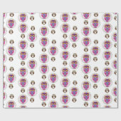 Papier Cadeau Papier d'emballage de la Saint-Valentin (Plat)