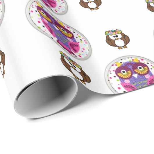 Papier Cadeau Papier d'emballage de la Saint-Valentin (Coin rond)