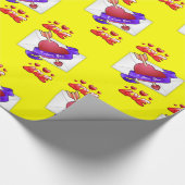 Papier Cadeau Papier d'emballage de la Saint-Valentin (Coin)