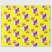 Papier Cadeau Papier d'emballage de la Saint-Valentin (Plat)