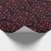 Papier Cadeau Papier d'emballage de la Saint-Valentin (Coin)