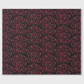 Papier Cadeau Papier d'emballage de la Saint-Valentin (Plat)