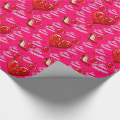 Papier Cadeau Papier d'emballage de la Saint-Valentin (Coin)