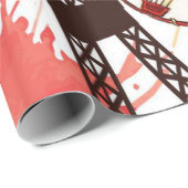 Papier Cadeau Papier d'emballage de la Saint-Valentin (Coin rond)