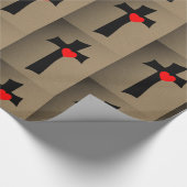 Papier Cadeau Papier d'emballage de la Saint-Valentin (Coin)