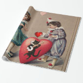 Papier Cadeau Papier d'emballage de la Saint-Valentin (Déroulé)