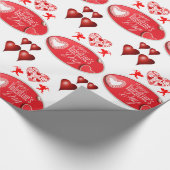 Papier Cadeau Papier d'emballage de la Saint-Valentin (Coin)