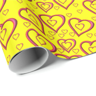 Papier Cadeau Papier d'emballage de la Saint-Valentin