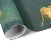 Papier Cadeau Papier d'emballage de lapin de zombi (Coin rond)