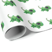 Papier Cadeau Papier d'emballage de lézard (Coin rond)