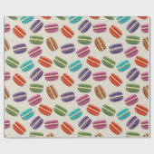 Papier Cadeau papier d'emballage de macarons (Plat)