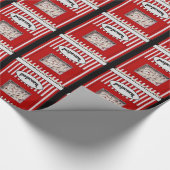 Papier Cadeau Papier d'emballage de maïs éclaté (Coin)