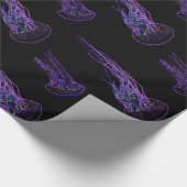 Papier Cadeau Papier d'emballage de méduse électrique (Coin)