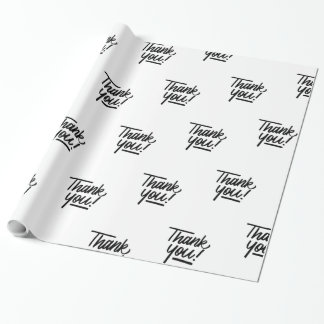Papier Cadeau Papier d'emballage de Merci