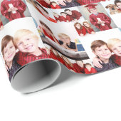 Papier Cadeau Papier d'emballage de montage photo (Coin rond)