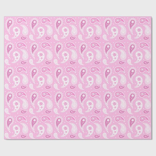 Papier Cadeau Papier d'emballage de motif fuchsia rose de (Plat)
