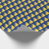 Papier Cadeau Papier d'emballage de nid d'abeilles de drapeau de (Coin)