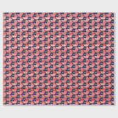 Papier Cadeau Papier d'emballage de nid d'abeilles de drapeau de (Plat)