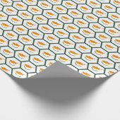 Papier Cadeau Papier d'emballage de nid d'abeilles de drapeau de (Coin)