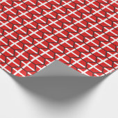 Papier Cadeau Papier d'emballage de nid d'abeilles de drapeau du (Coin)