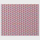 Papier Cadeau Papier d'emballage de nid d'abeilles de drapeau du (Plat)