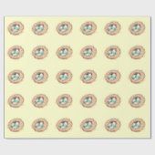Papier Cadeau Papier d'emballage de nid des oeufs de Robin (Plat)