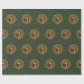 Papier Cadeau Papier d'emballage de Noël avec le griffonnage (Plat)