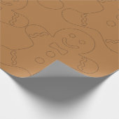 Papier Cadeau Papier d'emballage de Noël classique de pain (Coin)