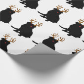 Papier Cadeau Papier d'emballage de Noël de carlin (Coin)