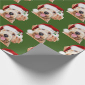 Papier Cadeau Papier d'emballage de Noël de doodle doré (Coin)