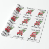 Papier Cadeau Papier d'emballage de Noël de ferme (Déroulé)