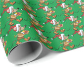 Papier Cadeau Papier d'emballage de Noël de la souris (Coin rond)