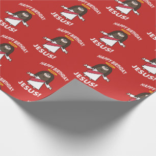 Papier Cadeau Papier d'emballage de Noël de Noël de Jésus de