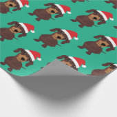 Papier Cadeau Papier d'emballage de Noël de Noël mignon de (Coin)