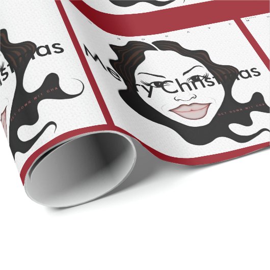 Papier Cadeau Papier d'emballage de Noël de Sharon Musgrave (Coin rond)