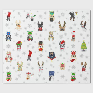 Papier Cadeau Papier d'emballage de Noël de vacances de