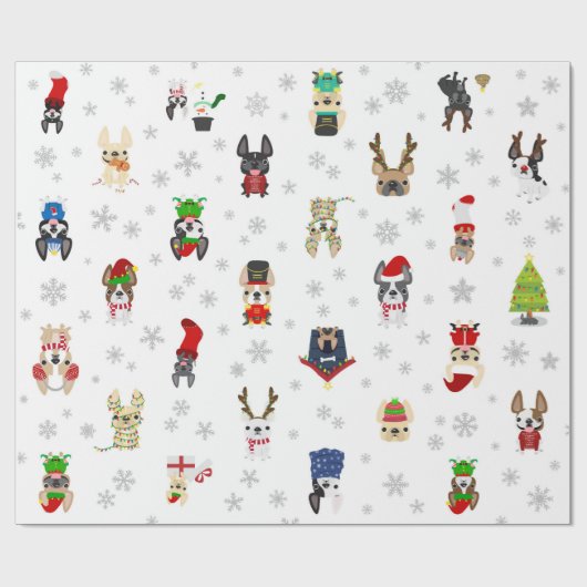 Papier Cadeau Papier d'emballage de Noël de vacances de (Plat)