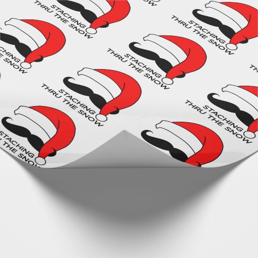 Papier Cadeau Papier d'emballage de Noël du père noël de (Coin)