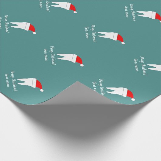 Papier Cadeau Papier d'emballage de Noël fait sur commande d'art (Coin)