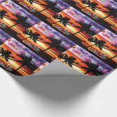 Papier Cadeau Papier d'emballage de Noël hawaïen (Coin)