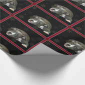 Papier Cadeau Papier d'emballage de Noël Pitbull (Coin)