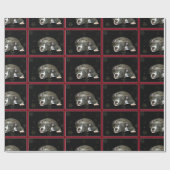 Papier Cadeau Papier d'emballage de Noël Pitbull (Plat)