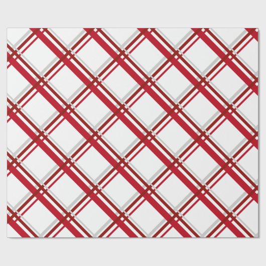 Papier Cadeau Papier d'emballage de Noël plaqué moderne (Plat)