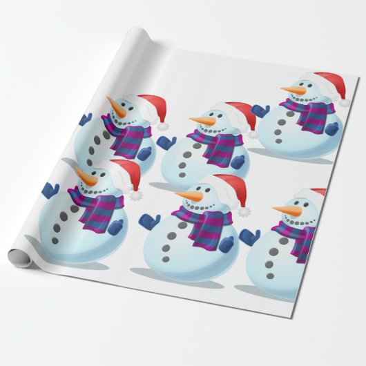 Papier Cadeau papier d'emballage de noël pour joyeux Noël (Déroulé)